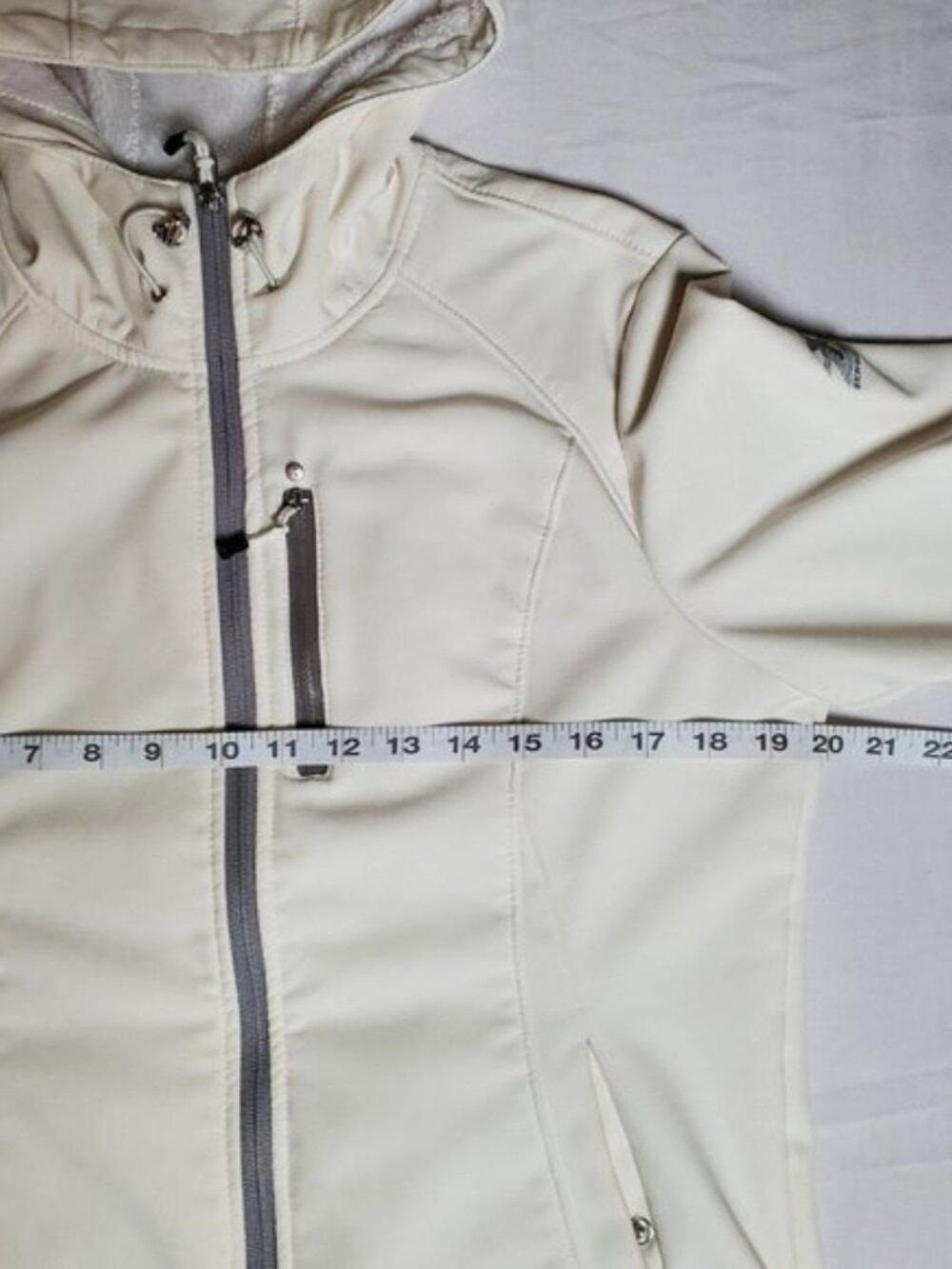 ZeroXposur Women’s White Softshell Hooded Jacket Fleece Lined Size S - Picture 11 of 15